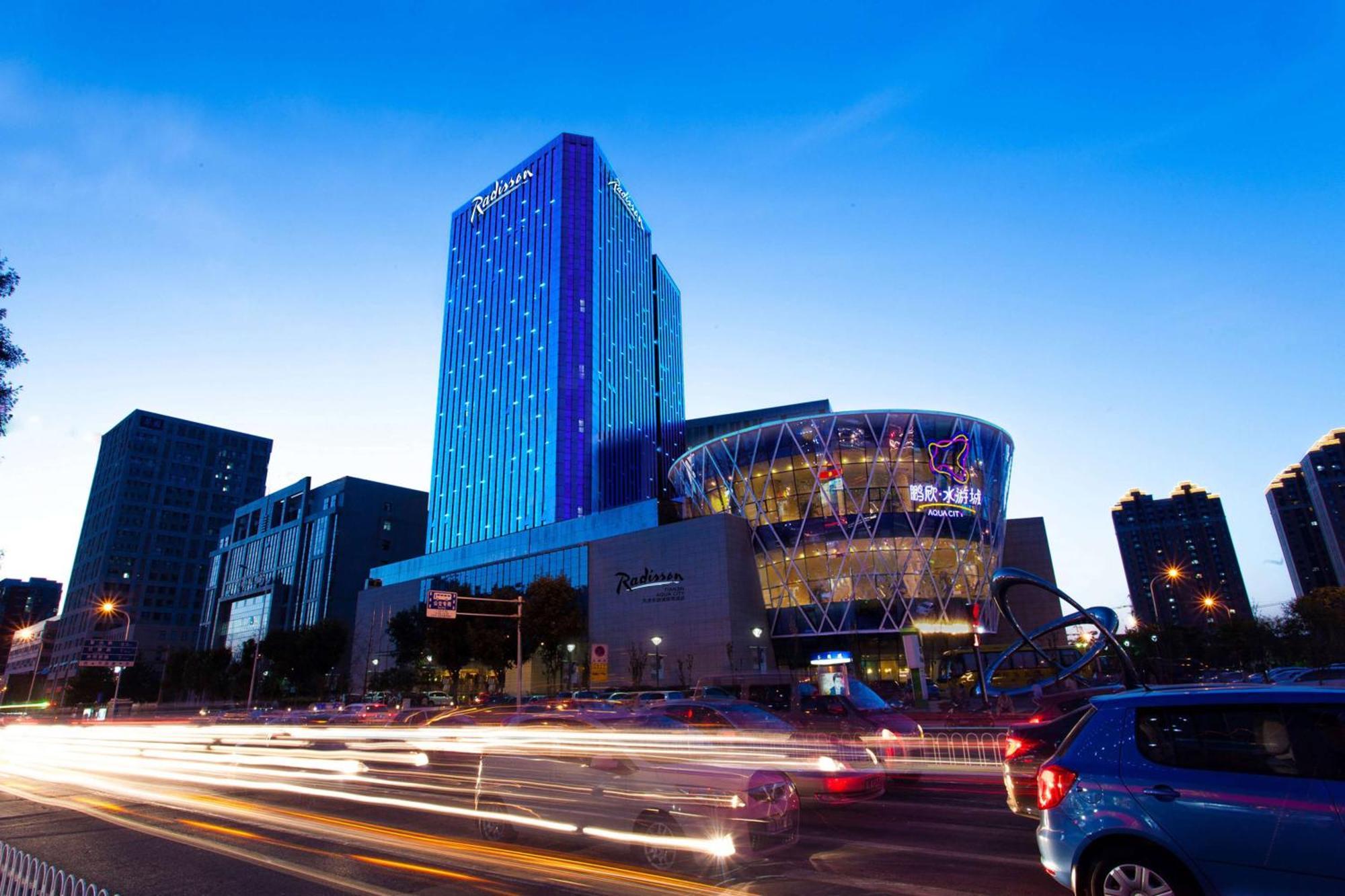 Radisson Hotel Tianjin Aqua City Exterior foto